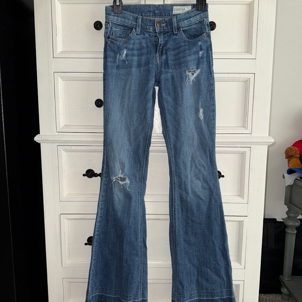 Pistola Flare Jeans Ripped Size 25